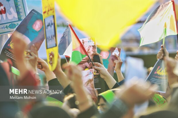 تجمع مردم آبادان در محکومیت جنایت صهیونیست‌ها