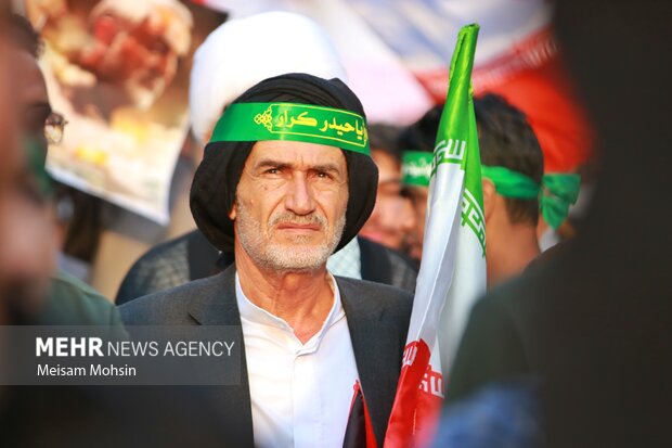 تجمع مردم آبادان در محکومیت جنایت صهیونیست‌ها