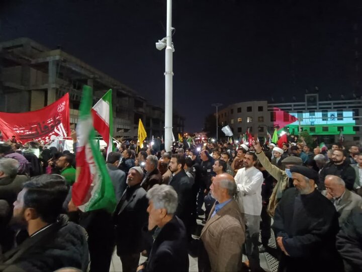 راهپیمایی مردم مشهد در حمایت از فلسطین