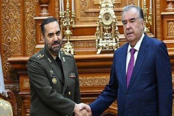 Iran defense min. stress increased coop. with Tajik president