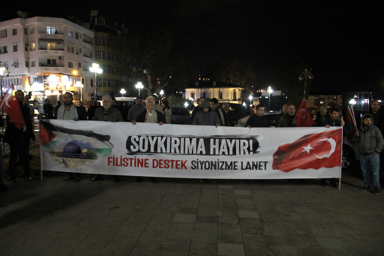 Türkiye genelinde İsrail karşıtı protesto düzenlendi
