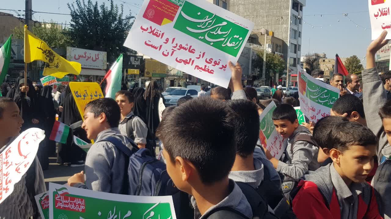 مردم پاکدشت بابرگزاری تجمع کشتار ملت مظلوم فلسطین را محکوم کردند