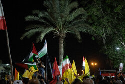 تجمع حمایت از فلسطین در نقطه صفر مرزی شلمچه