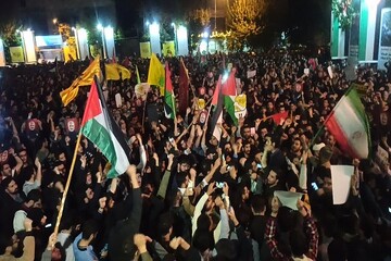 باقة من الفيديوهات للاحتجاج المهيب في طهران بعد جريمة مشفى المعمداني بغزّة