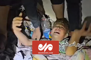 VIDEO: Palestinians rescue children from under rubble