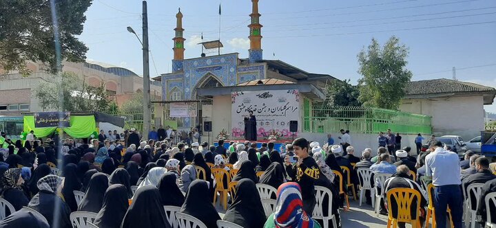 قدمگاه امام حسن عسکری(ع) در گرگان گلباران شد