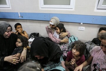 اسراییل قصد بمباران یک بیمارستان را با ۱۴ هزار آواره و صدها زخمی دارد