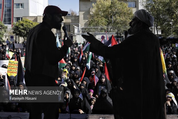 اجتماع مادران و کودکان حامی غزه در مشهد