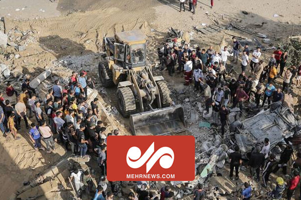 نجات زیرآوارماندگان دور جدید بمباران ارتش رژیم صهیونیستی در غزه