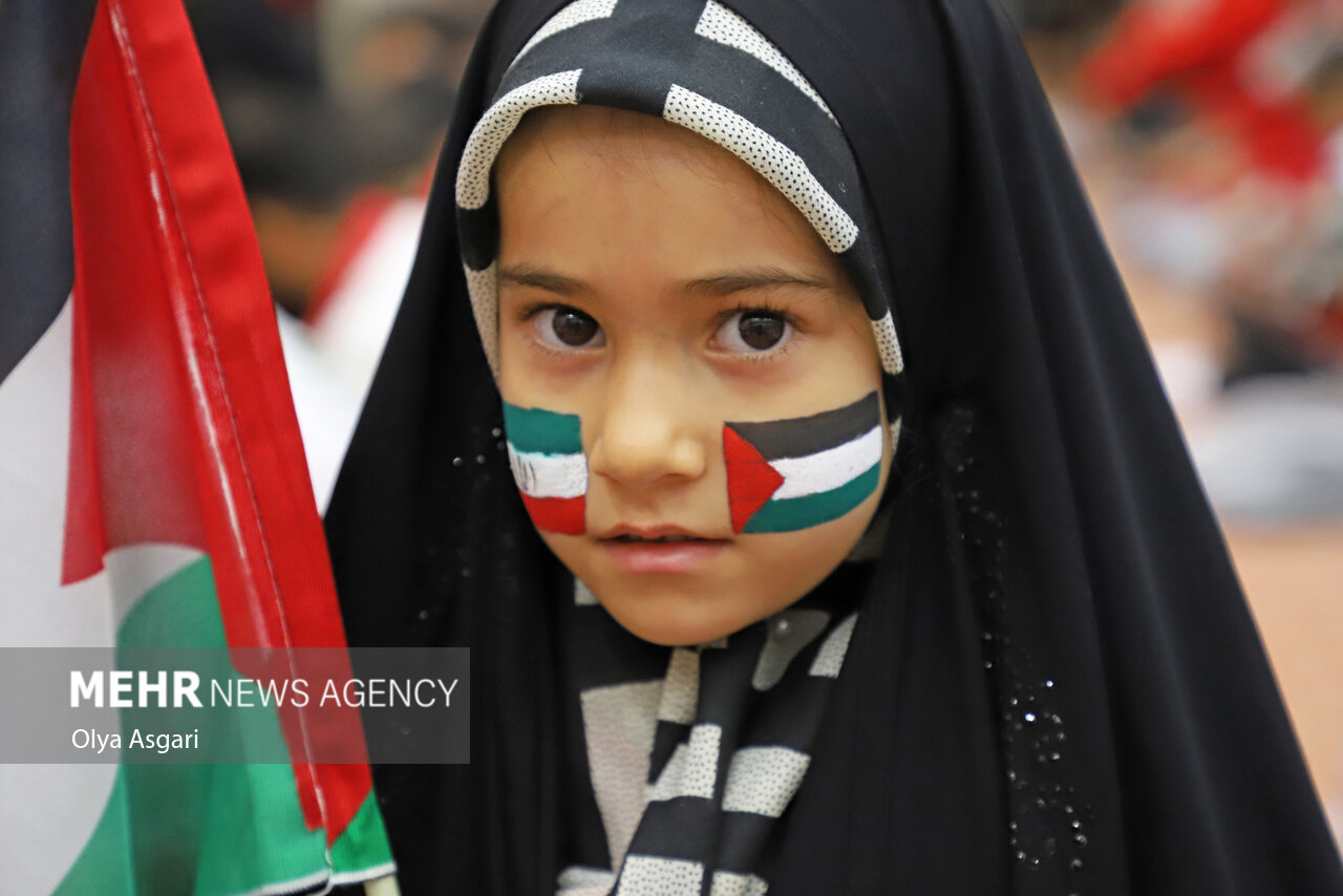 تجدید عهد با سردار دل‌ها از نزدیکترین نقطه ایران به فلسطین اشغالی