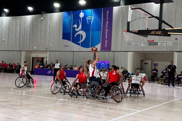 Iran’s wheelchair basketball defeat China in Hangzhou 