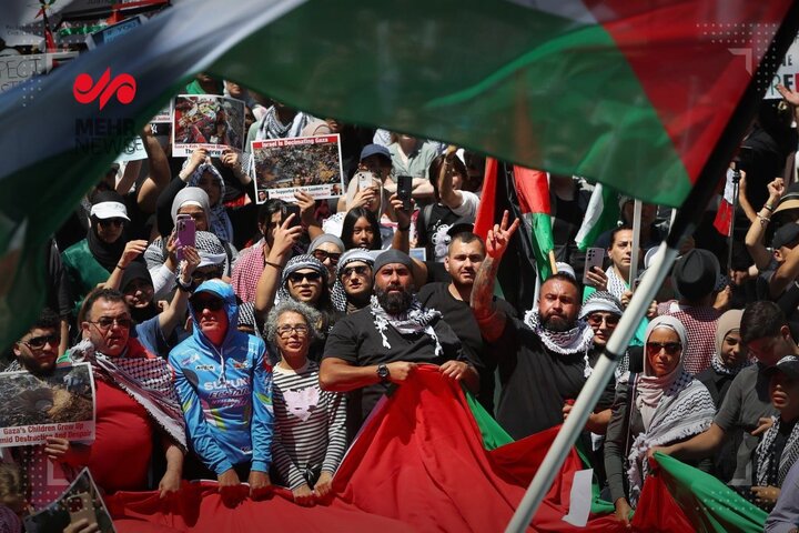 الآلاف يتظاهرون في سيدني دعما لفلسطين