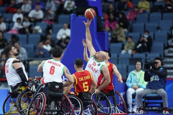 المنتخب الإيراني لكرة السلة على الكراسي المتحركة يهزم الصين في هانغتشو