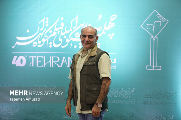 سیاوش چراغی پور بازیگر سینما در چهلمین جشنواره بین المللی فیلم کوتاه تهران حضور دارد