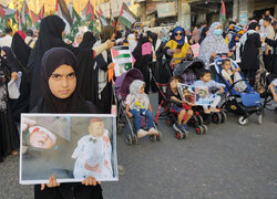 کراچی، فلسطین فاؤنڈیشن کے تحت دفاع فلسطین خواتین و اطفال مارچ