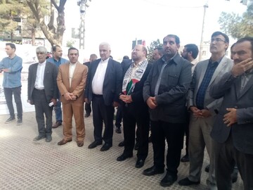 بحضور ممثل حماس في ايران.. مدينة كرمان تطلق اسم "غزة" على احد شوارعها