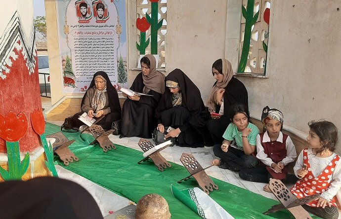 مراسم سالگرد شهدای عملیات والفجر ۴ شهدای روستای باشی برگزار شد