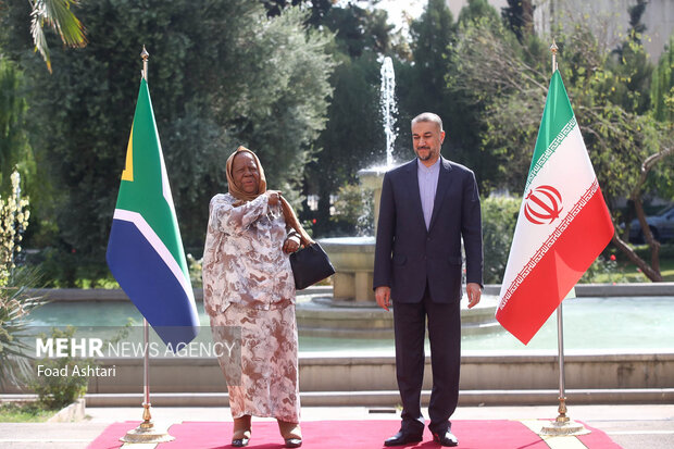 Top Iranian, South African diplomats meet in Tehran
