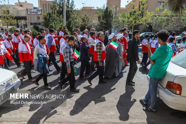 تجمع بزرگ مرهم برای غزه در یزد
