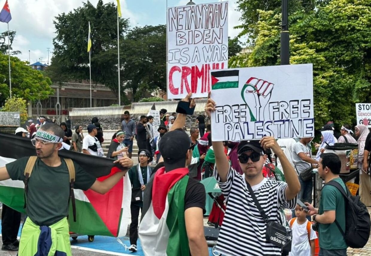 تظاهرات بزرگ مردم مالزی در دفاع از فلسطین و نوار غزه+ تصاویر