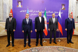 نشست وزرای خارجه ۳+۳ در تهران آغاز شد