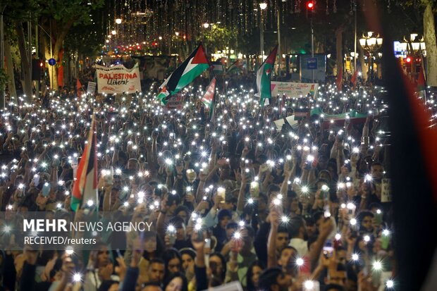 تظاهرات جهانی در حمایت از مردم مظلوم فلسطین