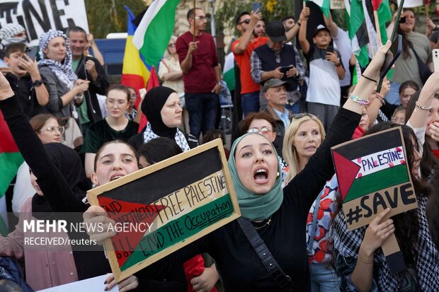 تظاهرات جهانی در حمایت از مردم مظلوم فلسطین