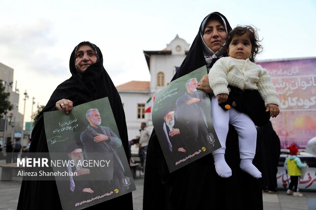 İranlı annelerden Gazze'ye destek