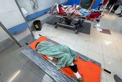غزہ، شفاء ہسپتال کی حالت انتہائی مخدوش ہے، صہیونی خالی ہاتھ واپس گئے، طبی عملہ