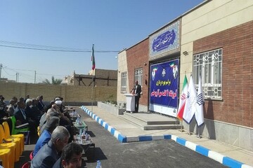 آموزشگاه ۴ کلاسه مهرآفرین زیباشهر طبس افتتاح شد