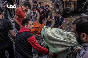 شهادت ۱۰۰ فلسطینی طی ساعات گذشته/ بمباران منازل مسکونی در غزه