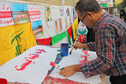 قیام هنر حماسه در حمایت از مردم مظلوم فلسطین