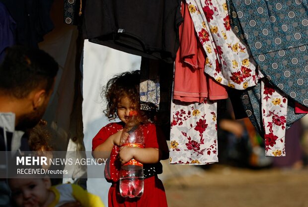 اردوگاه موقت مردم مظلوم غزه