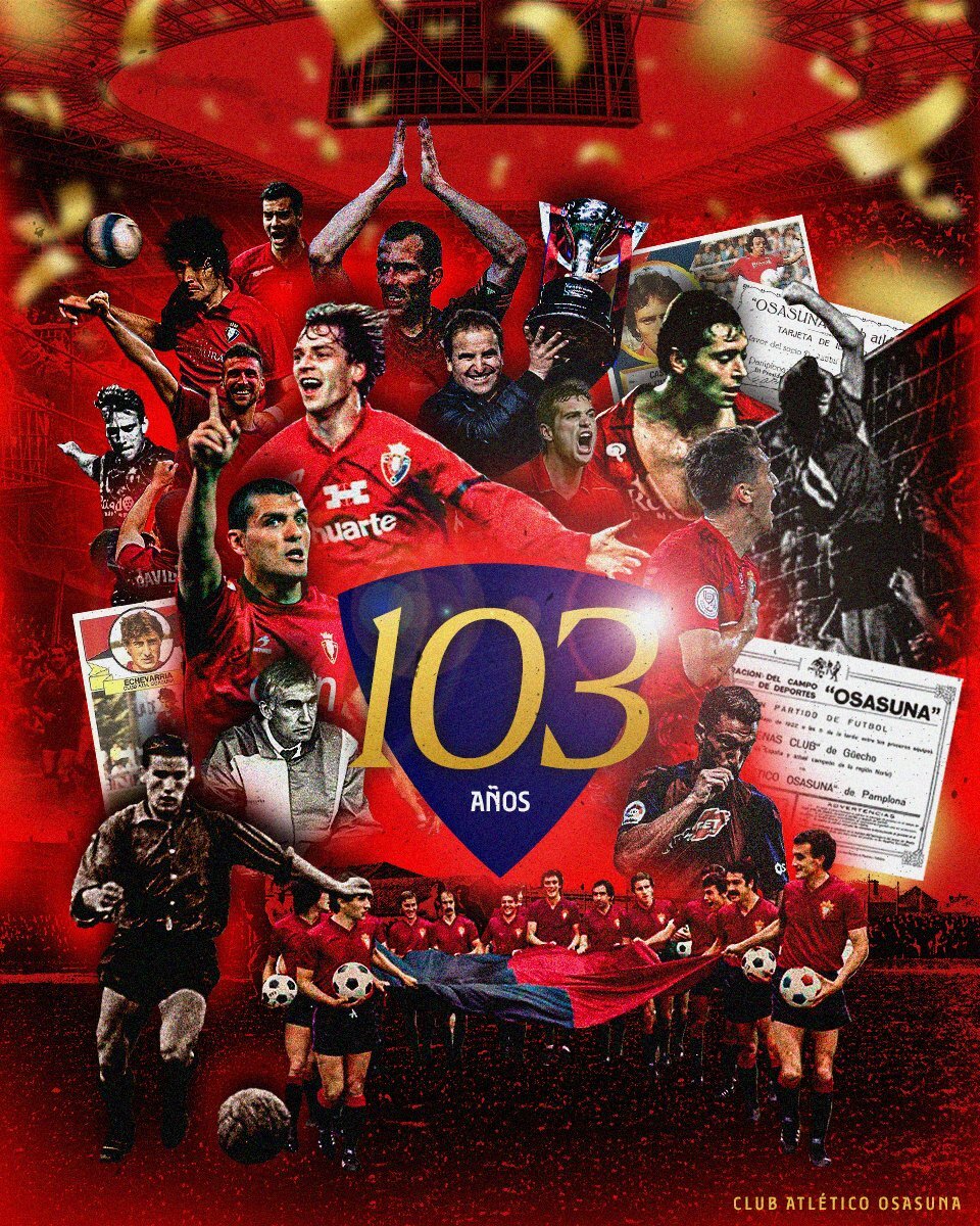 تصویر جواد نکونام در پوستر ۱۰۳ سالگی باشگاه اوساسونا