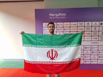 مهدی مرادی به مدال نقره پرش طول بازیهای پاراآسیایی دست یافت