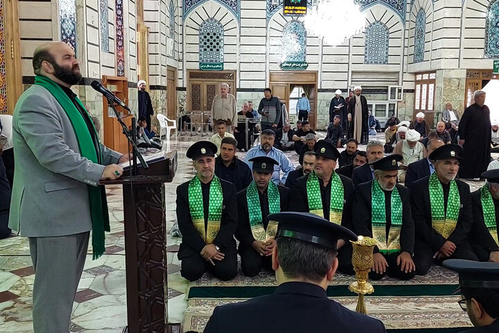 ضریح و حرم مطهر حضرت معصومه (س) سیاهپوش شد