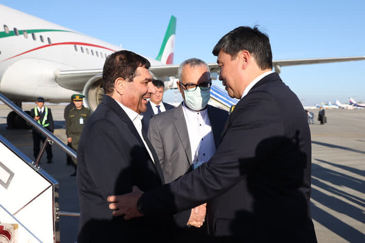 النائب الاول للرئيس الايراني يصل إلى قرغيزيا