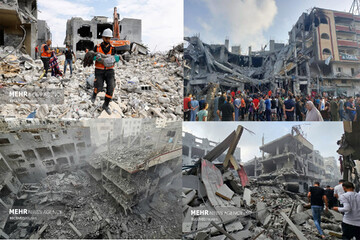 حملات بی‌سابقه رژیم صهیونیستی به نوار غزه/ سازمان ملل قطعنامه ضد صهیونیستی را تصویب کرد