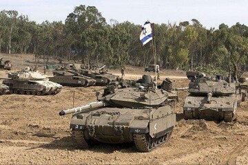 زمین گیر شدن تانک‌های اسراییل توسط رزمندگان مقاومت در شمال غزه