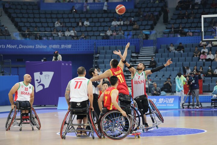 تیم ملی بسکتبال با ویلچر ایران مقابل کره‌جنوبی پیروز شد 