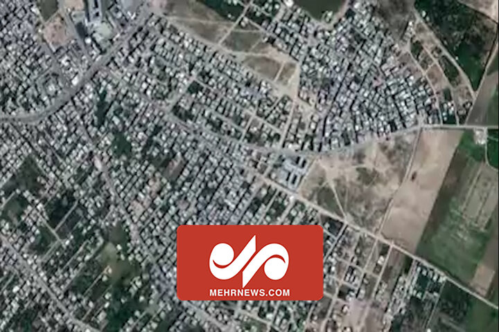 تصاویر ماهواره‌ای شمال غزه پیش و پس از حملات رژیم صهیونیستی