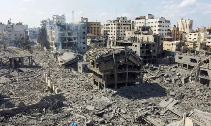 ادامه بمباران هوایی، زمینی و دریایی غزه