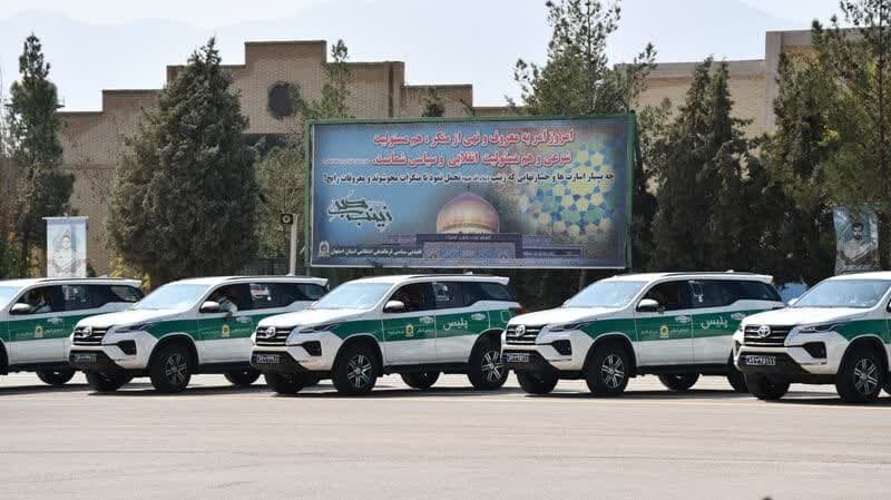 تقویت خودرویی کلانتری‌های ۱۱ شهر اصفهان