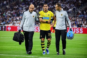 وضعیت احسان حاج ‌صفی پس از مصدومیت در تیم «آ ا ک»