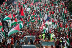 Dünya'dan Filistin'e destek gösterileri