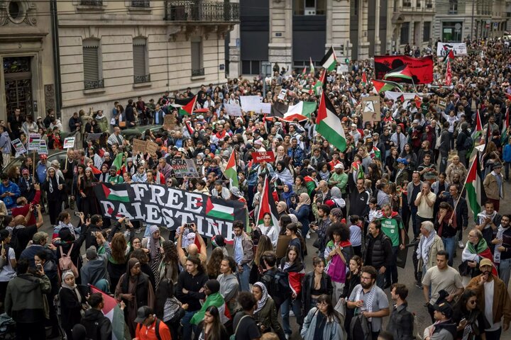 VIDEO: Pro-Palestinians hold rallies in Geneva
