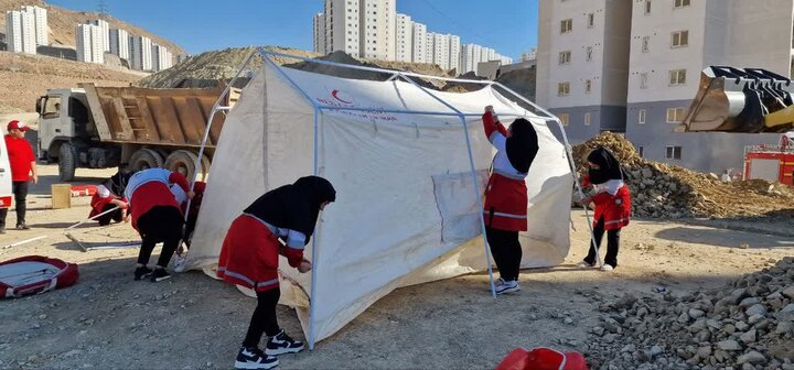 مانور «لحظه صفر» با سناریوی زلزله ۶ ریشتری در پردیس برگزار شد