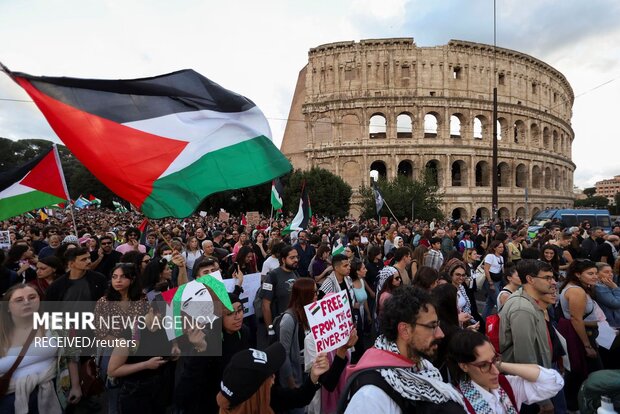 Filistin'e destek gösterileri