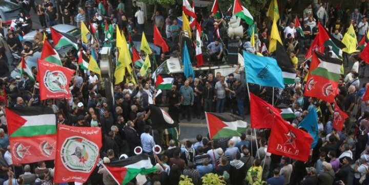 VIDEO: Pro-Palestine rally in Beirut