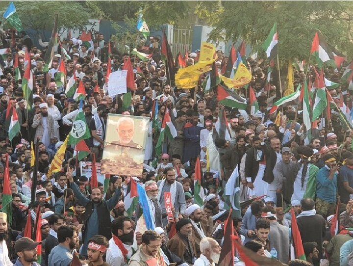 جماعت اسلامی کا "غزہ مارچ"، پاکستانیوں کی بھرپور شرکت